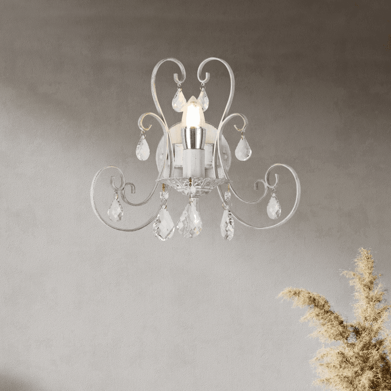 Zidna lampa Calogera MSL-1322-W na krem zidu