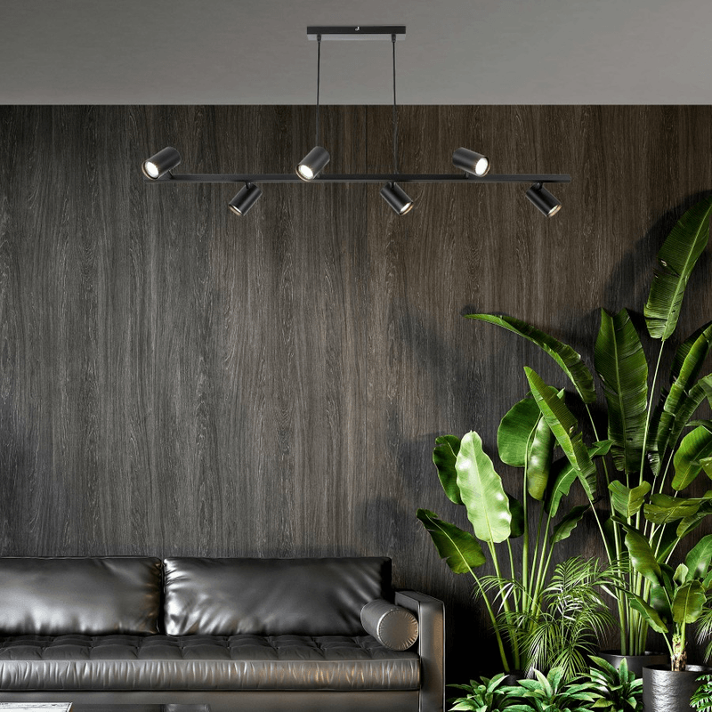 Luster Berlin ML-3014-06 crni u sobi