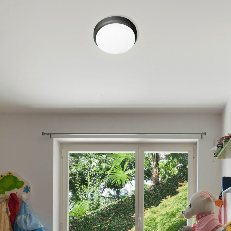 Plafonjera LED CL ML09G-190Y crna u dečijoj sobi