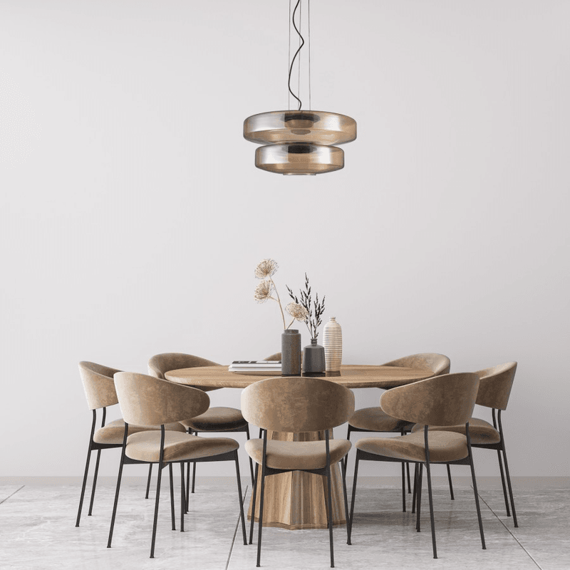 Visilica LED Rivera MSL-3802-P-B u trpezariji