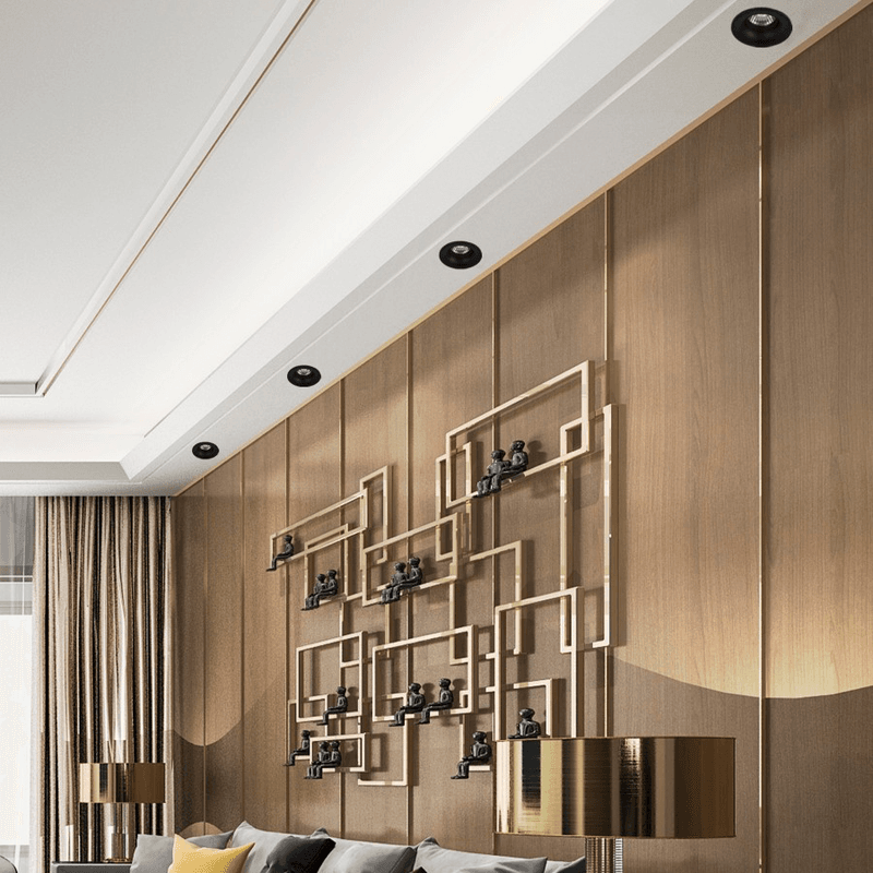 Downlight Omnia ML3913 crna u sobi