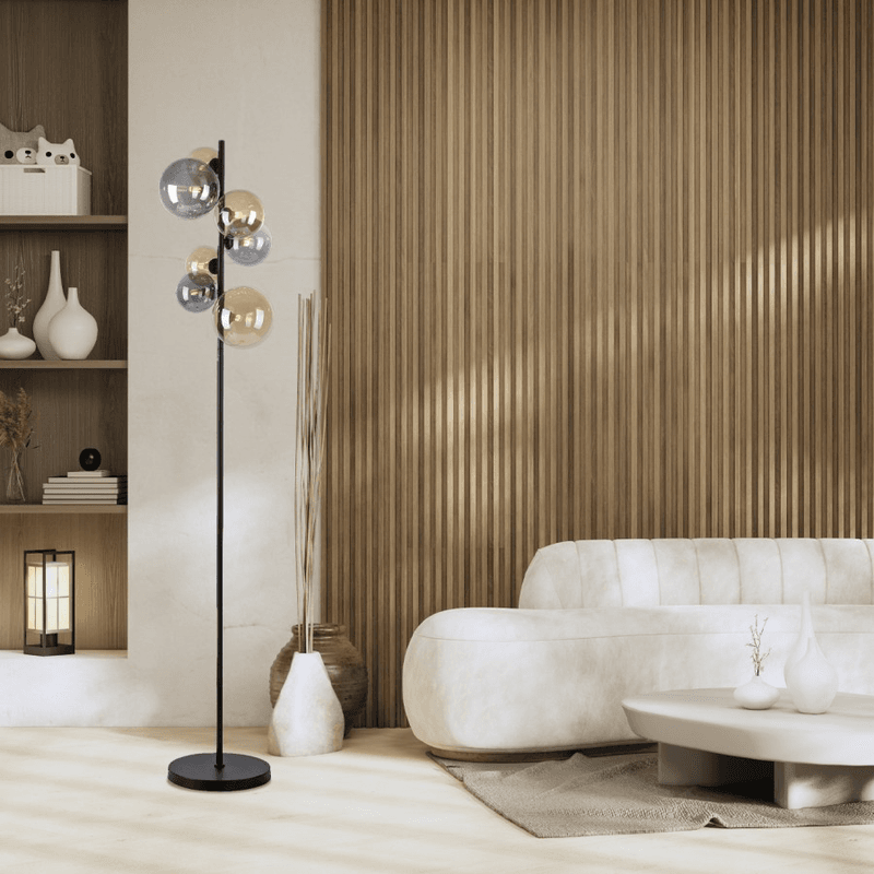 Podna lampa Boghart ML-FB84-7F u sobi