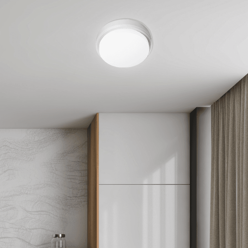 Plafonjera LED CL ML09G-190Y siva u sobi