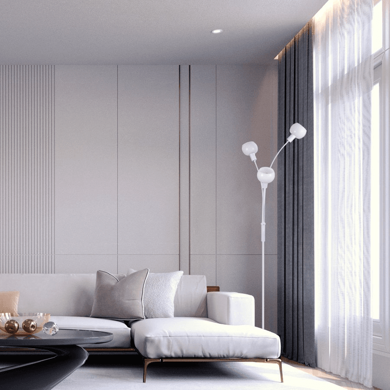 Podna lampa Berkley ML-13954-3F u sobi