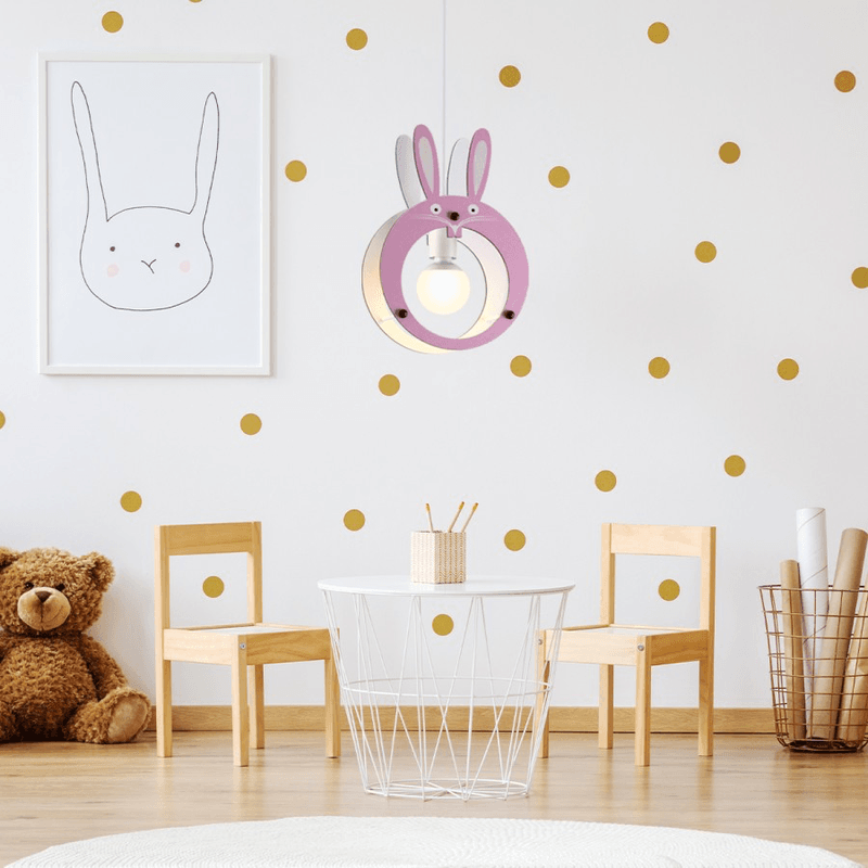 Luster djeciji Bunny ML-19042-1A u sobi