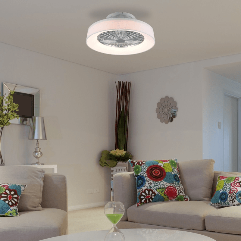 Plafonjera LED sa ventilatorom Morant ML-090303 30W u sobi