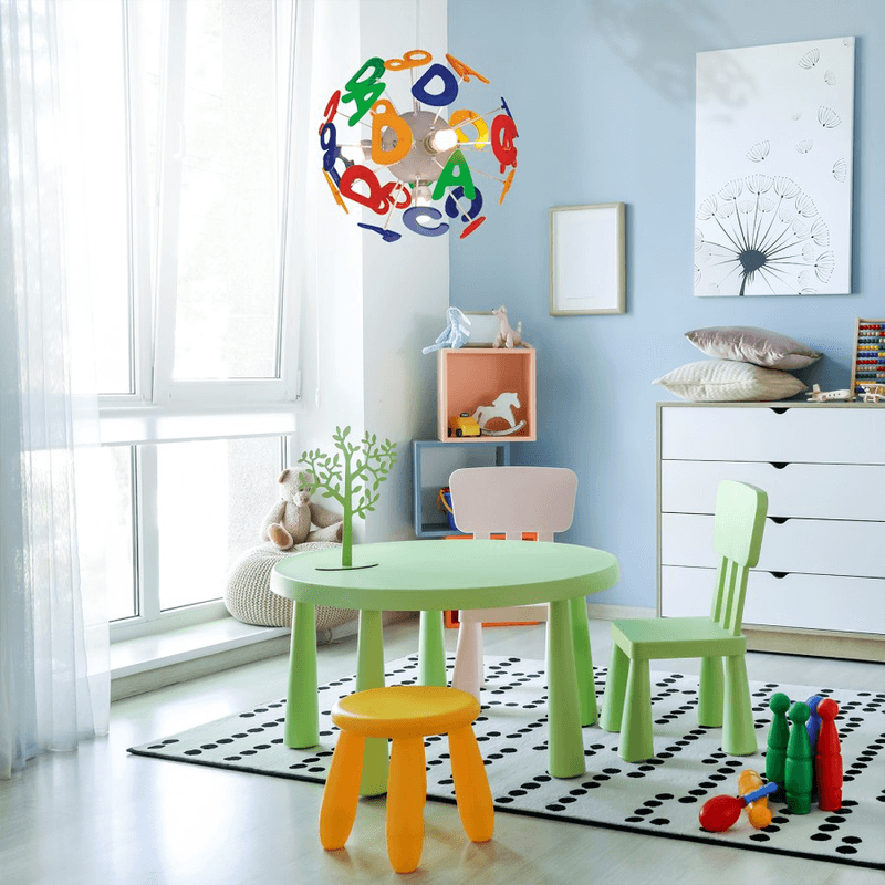 Luster djeciji Lettere ML7085-4E u sobi