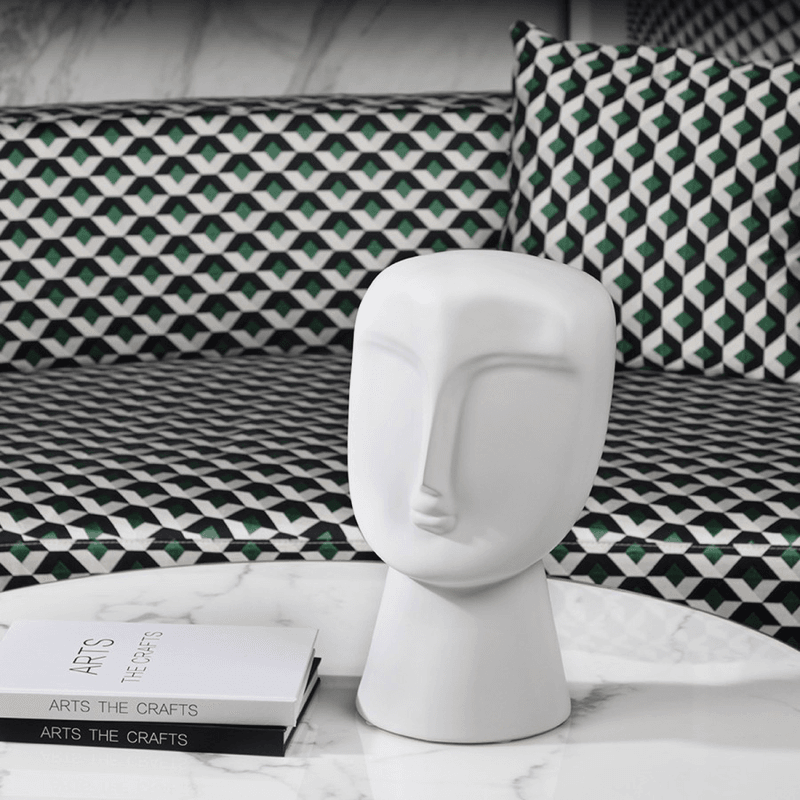 Figura ukras Herti AD-0306W bijela u sobi