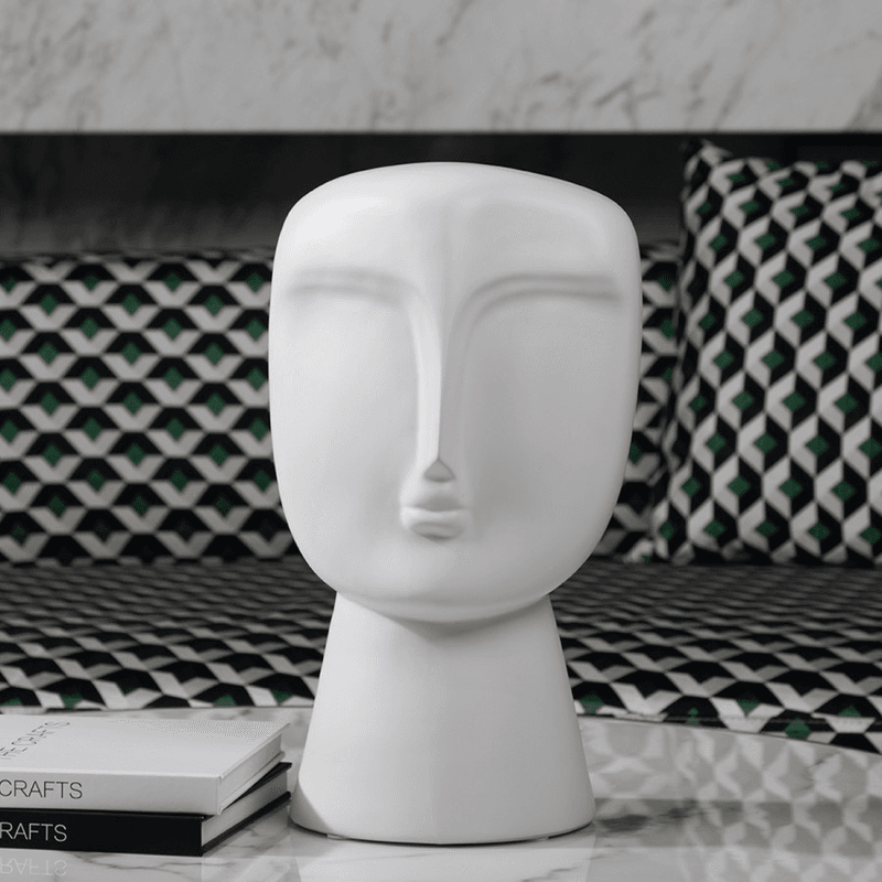 Figura ukras Herti AD-0306W bijela u sobi